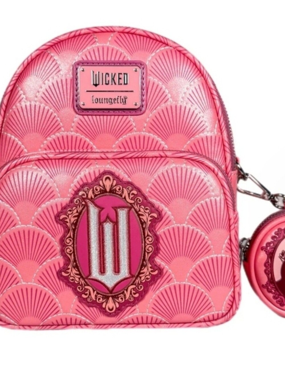 Wicked Glinda Convertible Exclusive Loungefly Mini Backpack NWT